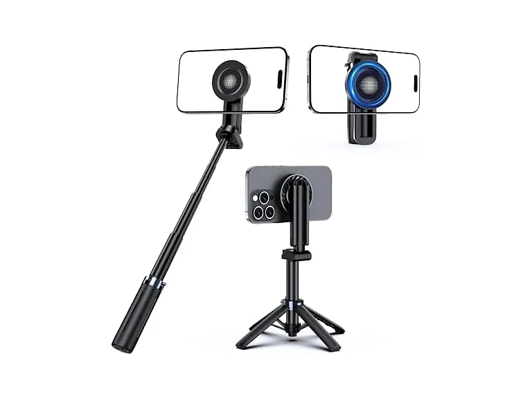 UBeesize Magnetic Mini Selfie Stick Tripod Remote