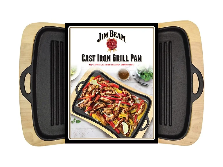 Jim Beam Cast Iron Grill Pan