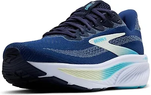 Brooks Ghost 17 Women's Shoes, Navy/Green/Turquoise, 7.5