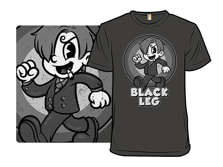 Retro Black Leg