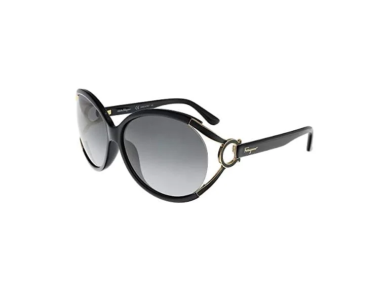 Ferragamo Unisex SF600S Sunglasses Black