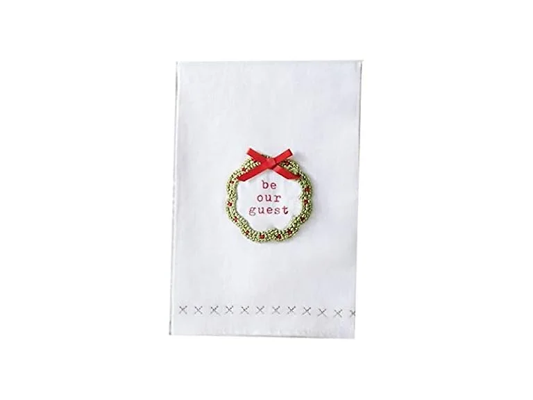 Mud Pie "Be Our Guest Weath French Knot