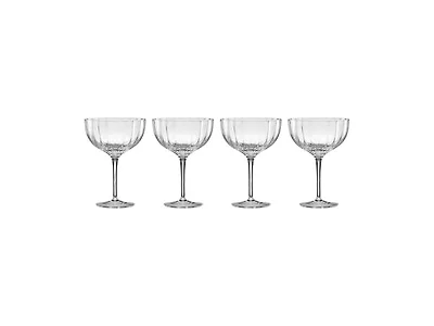 Lenox Glassware, Curva Coupe Set Of 4,(Clear)