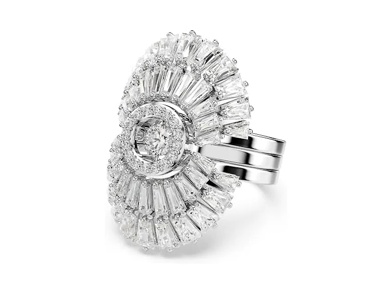 Swarovski Idyllia Stackable Ring Set, Shell Motif 