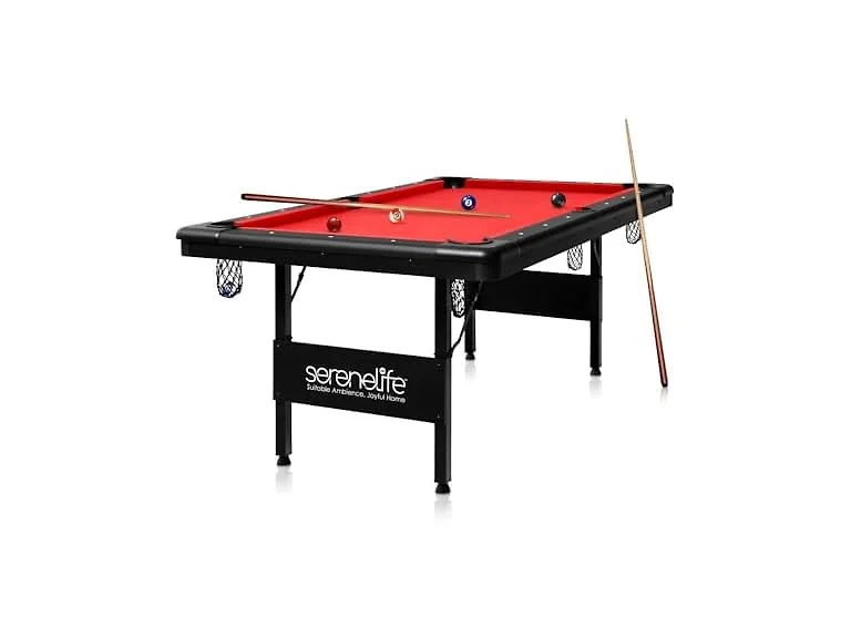 SereneLife 6 Ft. Portable Pool Table