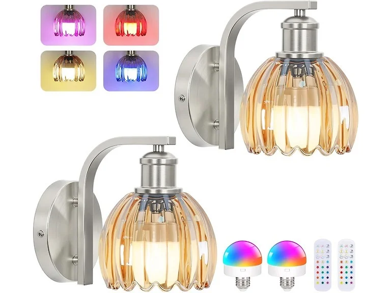 VerRon Rechargeable Battery Operated Wall Sconce