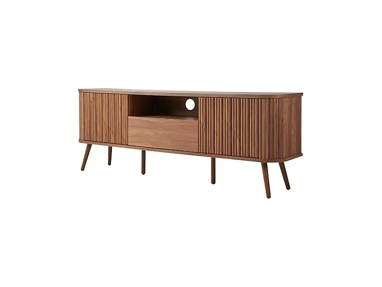 JONATHAN Y Damien 70 Curved TV Stand