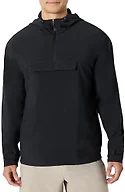 Amazon Essentials Men's Athletic Lightweight Stretch Woven Colorblock Anorak Jacket, Black, XX-Large