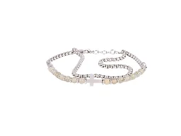 Iron Saints LGR-10-002B-04 Mens Popcorn Chain & Bracelet 