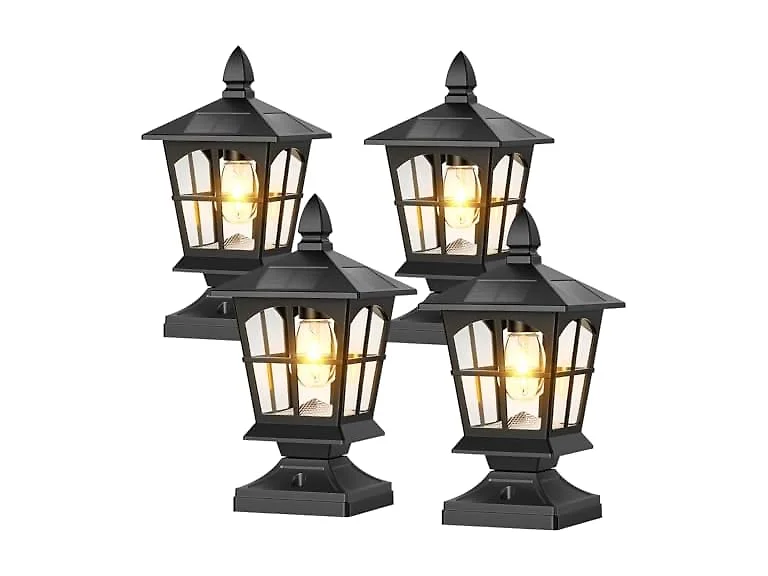Brightever Solar Post Lights 4 Pack