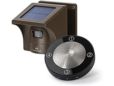 eMACROS Long Range Wireless Driveway Alarm (Open Box)