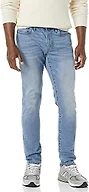 Amazon Essentials Skinny Jeans for Men - High Stretch Denim, Comfortable Fit, Skinny-fit Style, Light Wash, 36W x 34L