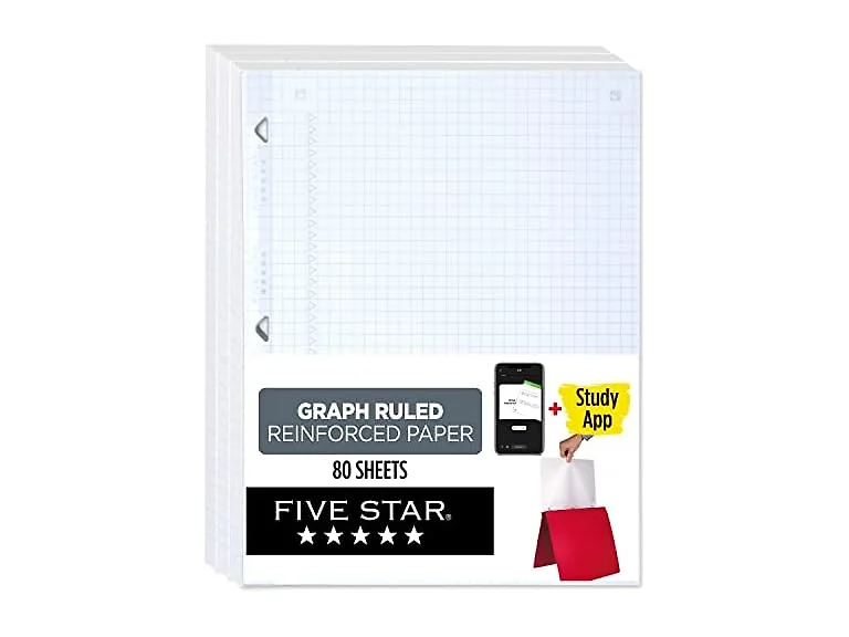 Five Star Five Star Loose Leaf Paper + Study App