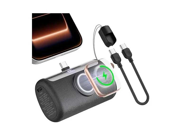 RORRY 3-in-1 Mini Power Bank 10000mAh USB-C