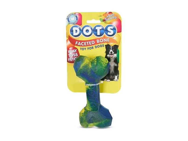 DOTS Ombre Geo Bone – Durable Dog Chew Toy