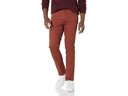 Amazon Essentials Men's 5-Pocket Stretch Twill Jeans-Inspired Casual Pants, Rust, 30W x 34L