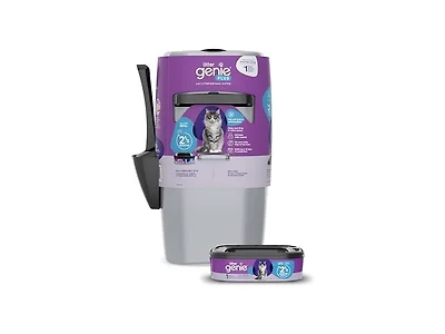 Litter Genie Plus Cat Litter Pail Silver