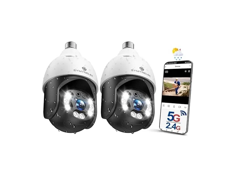 SYMYNELEC 2.4/5GHz Light Bulb Security