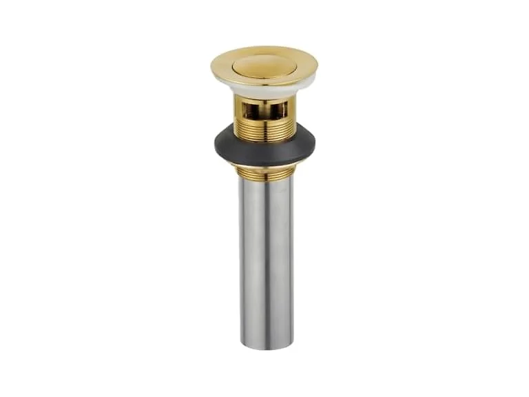 Kingston Brass Complement Bathroom Sink Drain, Brushed Brass