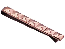 Blackjack Jewelry S-BJT20C Pyramd Tie Clip Chocolate 