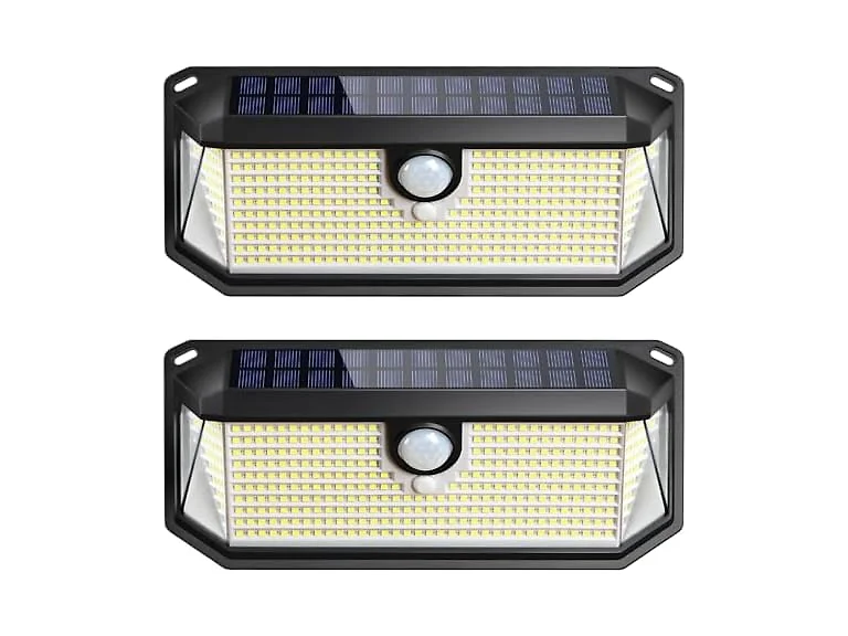 Solar Flood Light 388LED 2-Pack Security