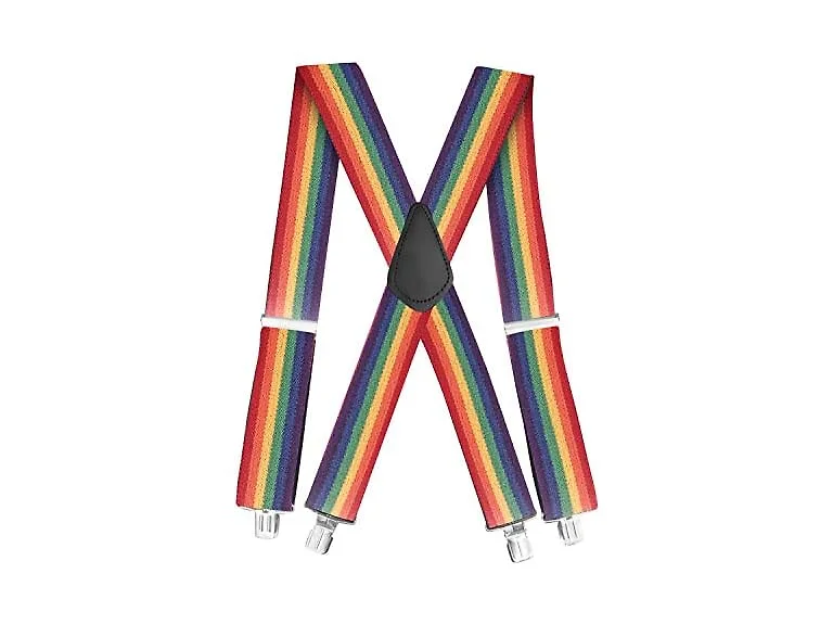 Jackster Inc Jackster Rainbow Suspenders 2 Wide
