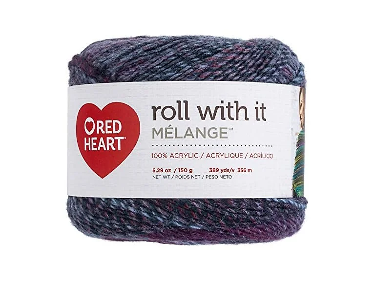 Red Heart Roll with it Melange Autograph