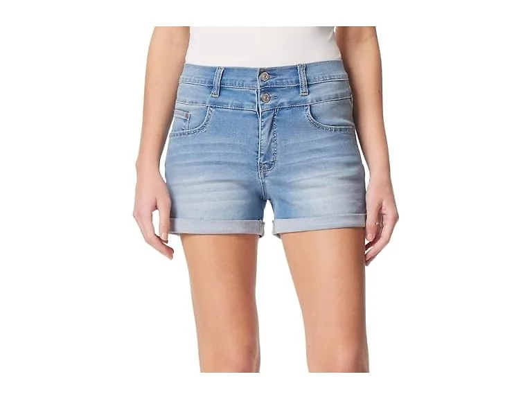 WallFlower Women's Sassy Denim Shorts