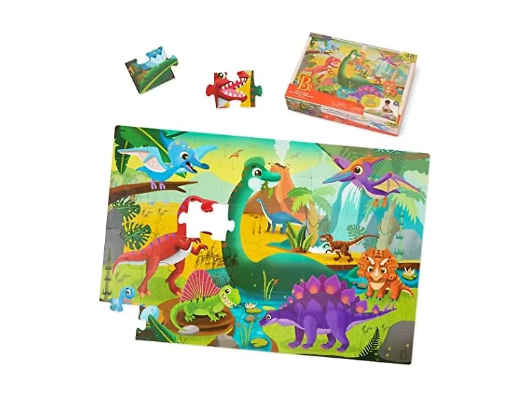 B. toys Gigantic Jigsaw Dinosaur, 48 Pieces