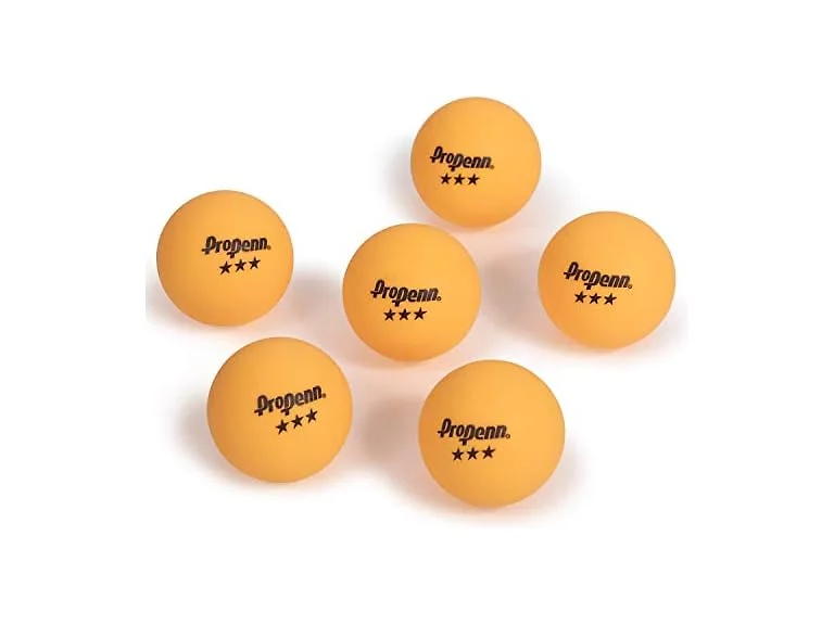 EastPoint Table Tennis Balls - 3-Star, 40mm, Pack of 6