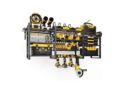 CFMASTER Large Power Tool Organizer Wall Mount