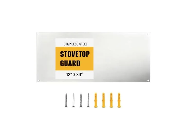 Simetro 12x30in Stainless Backsplash