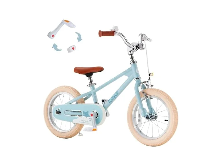 RoyalBaby EZ Kids Bike, 12 Inch, Blue