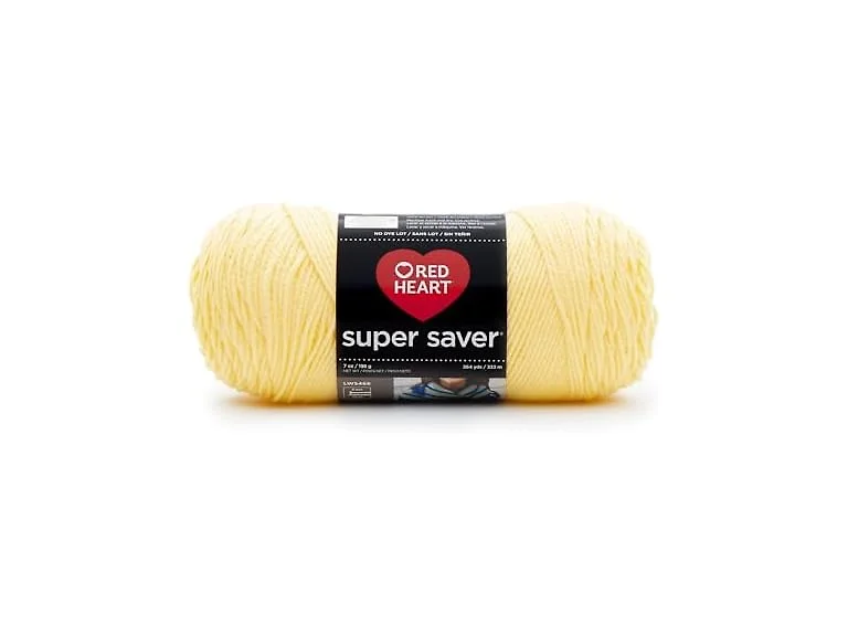 Red Heart E300.0235 Super Saver Economy Yarn, Lemon