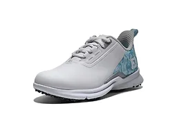 FootJoy Women's FJ Fuel Golf Shoe, Arctic White/Carolina Camo, 5