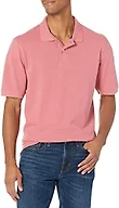 Amazon Essentials Men's Regular-Fit Cotton Pique Polo Shirt (Available in Big & Tall), Washed Red, X-Small