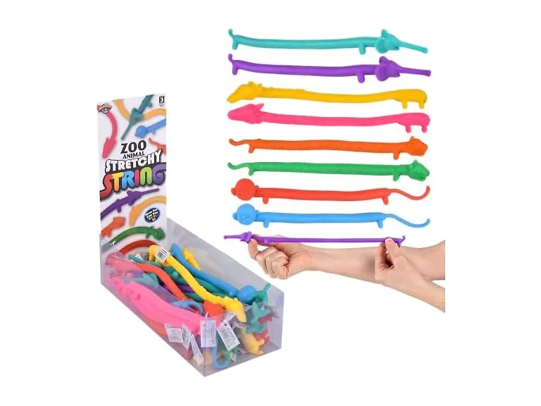 Rhode Island Novelty 9" Zoo Animal Stretchy String