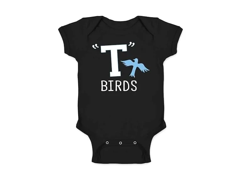 Pop Threads (18 MOS) Retro T Birds Gang Bodysuit