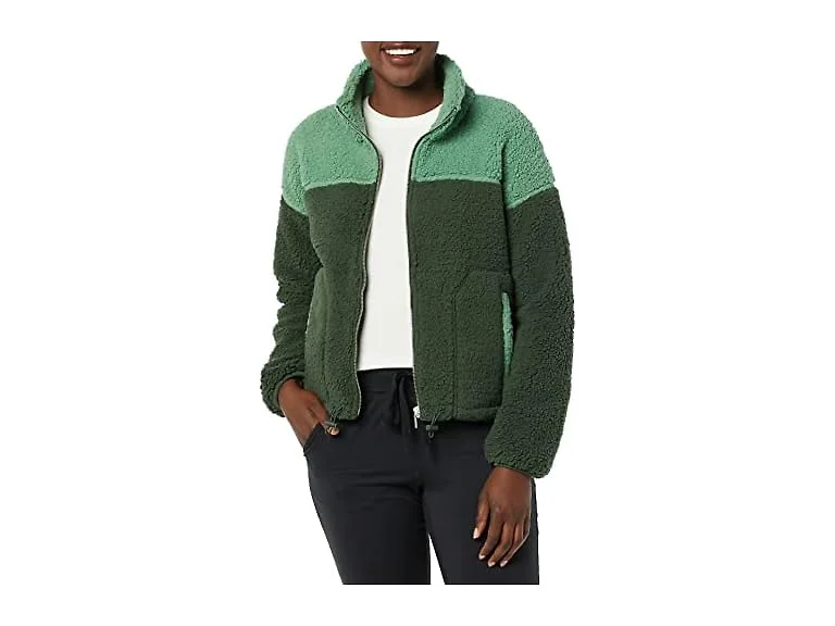 Amazon Essentials Women Seamed Sherpa Jacket