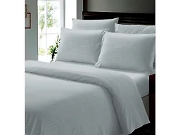 Luxury Home 6PC-DOBSTR-SHEET-GRY Queen Dob