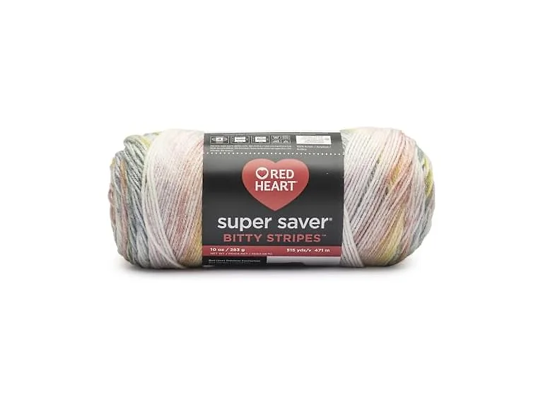 Red Heart Bitty Stripes Yarn