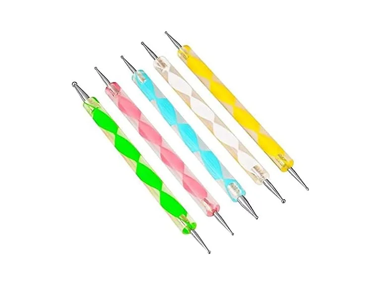 Jsdoin Jsdoin 5 pc 2 Way Dotting Pen Tool Nail