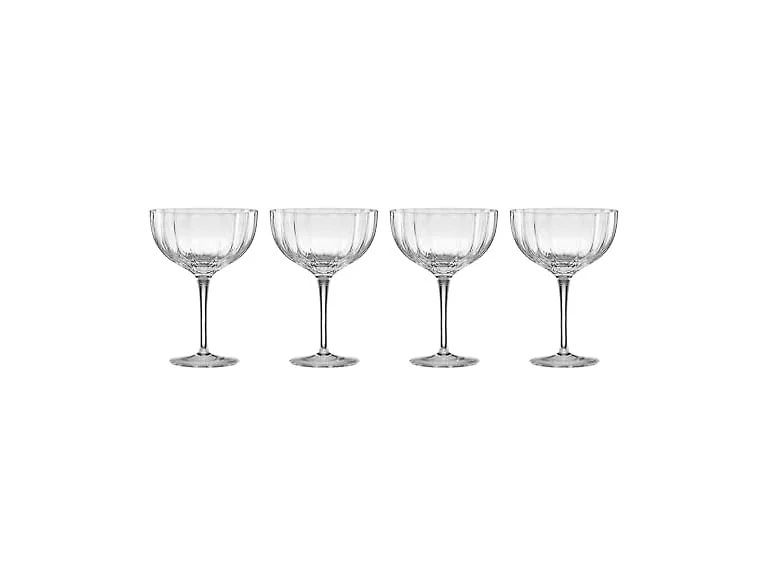Lenox Glassware, Curva Coupe Set Of 4,(Clear)