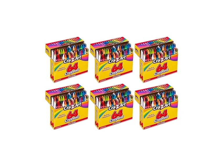 Cra-Z-Art Cra-Z-Art Crayons Bulk Pack, 64 Count