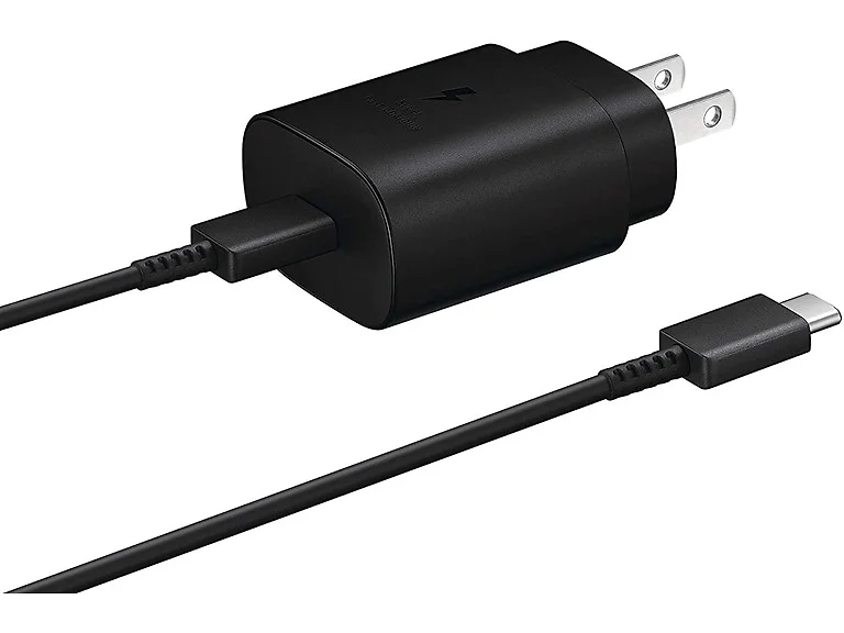 (2 PACK) Samsung 25W USB-C Fast Charger + Cable