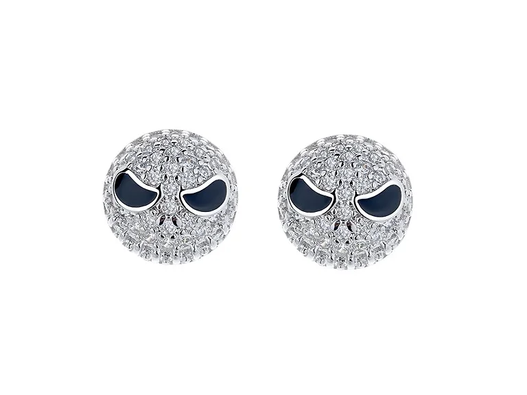 Silver night before Christmas Earrings