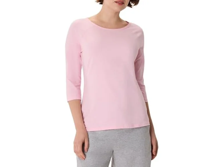 Hanes Women's Stretch Cotton Raglan Tee