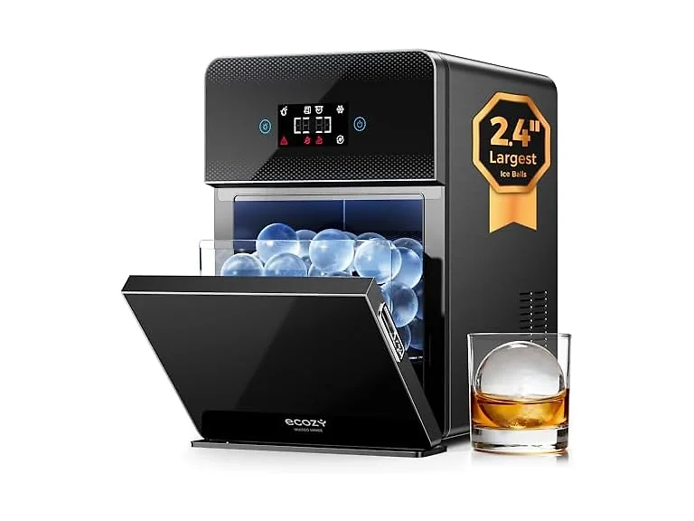 ecozy 2.4in Clear Ice Ball Maker