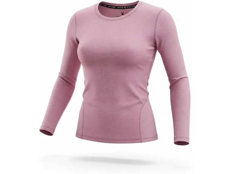 Spyder Women (S) Micro French Long Crew-neck Top
