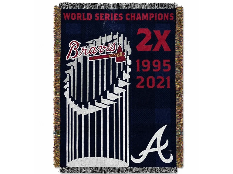 Braves 2X World Series Champs Tapestry